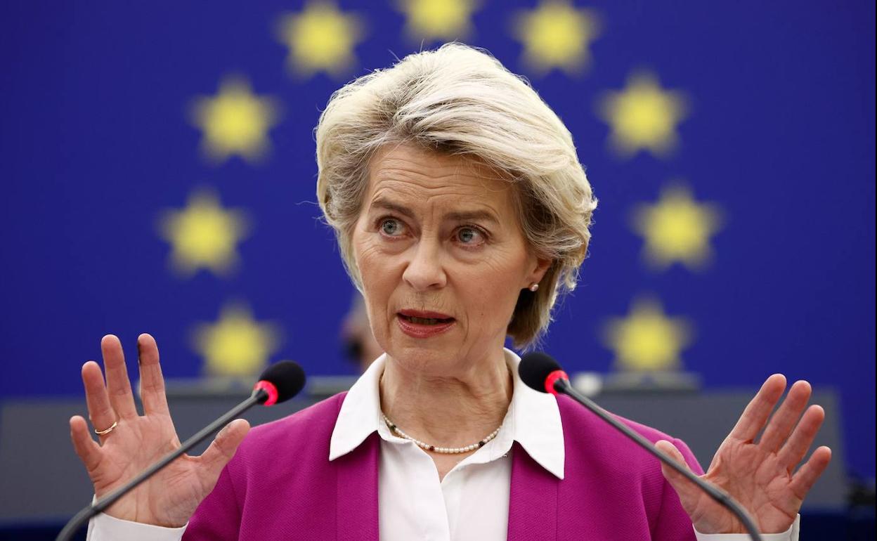 La presidenta de la Comisión Europea, Ursula von der Leyen. 