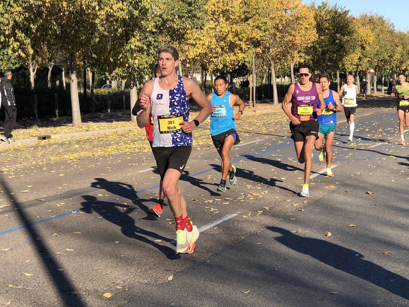 Corredores en el Maratón de Valencia de este domingo, 5 de diciembre