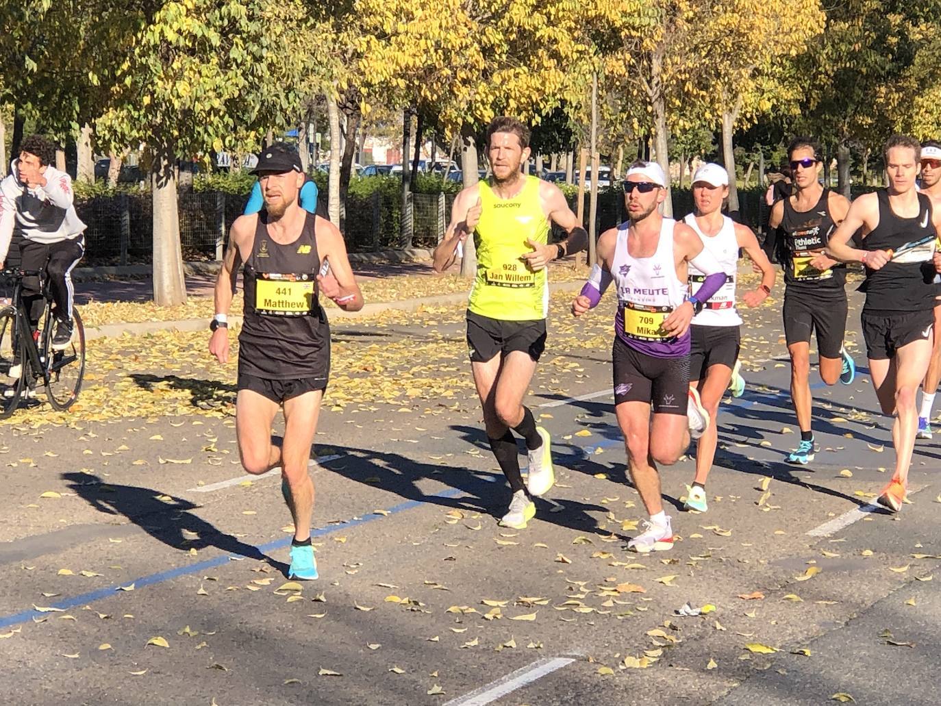 Corredores en el Maratón de Valencia de este domingo, 5 de diciembre