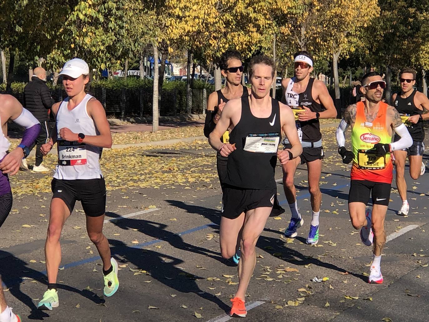 Corredores en el Maratón de Valencia de este domingo, 5 de diciembre