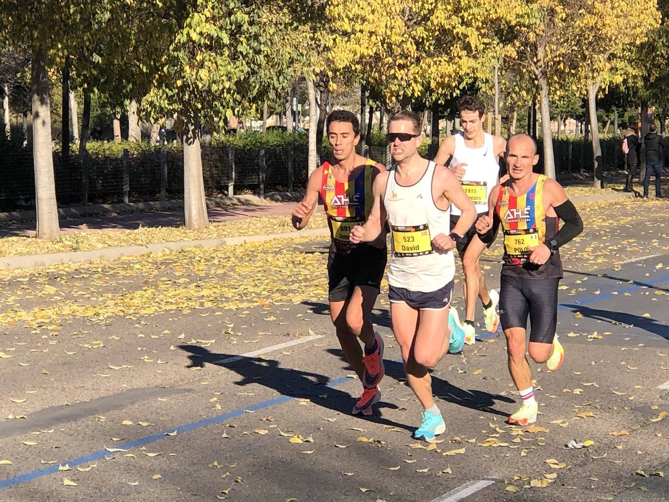 Corredores en el Maratón de Valencia de este domingo, 5 de diciembre