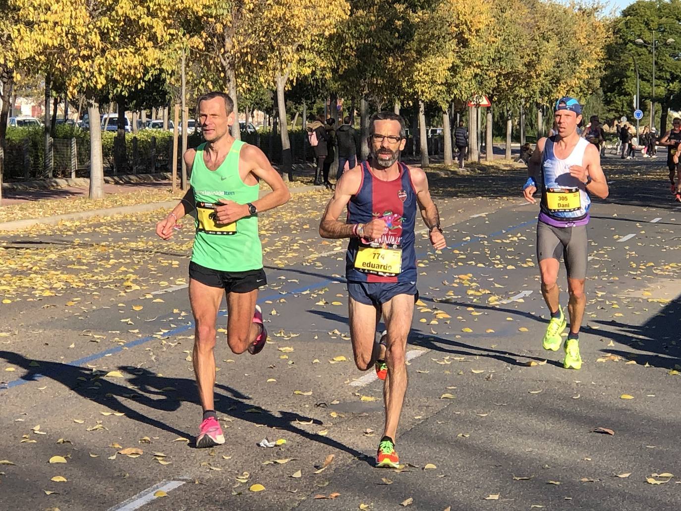 Corredores en el Maratón de Valencia de este domingo, 5 de diciembre