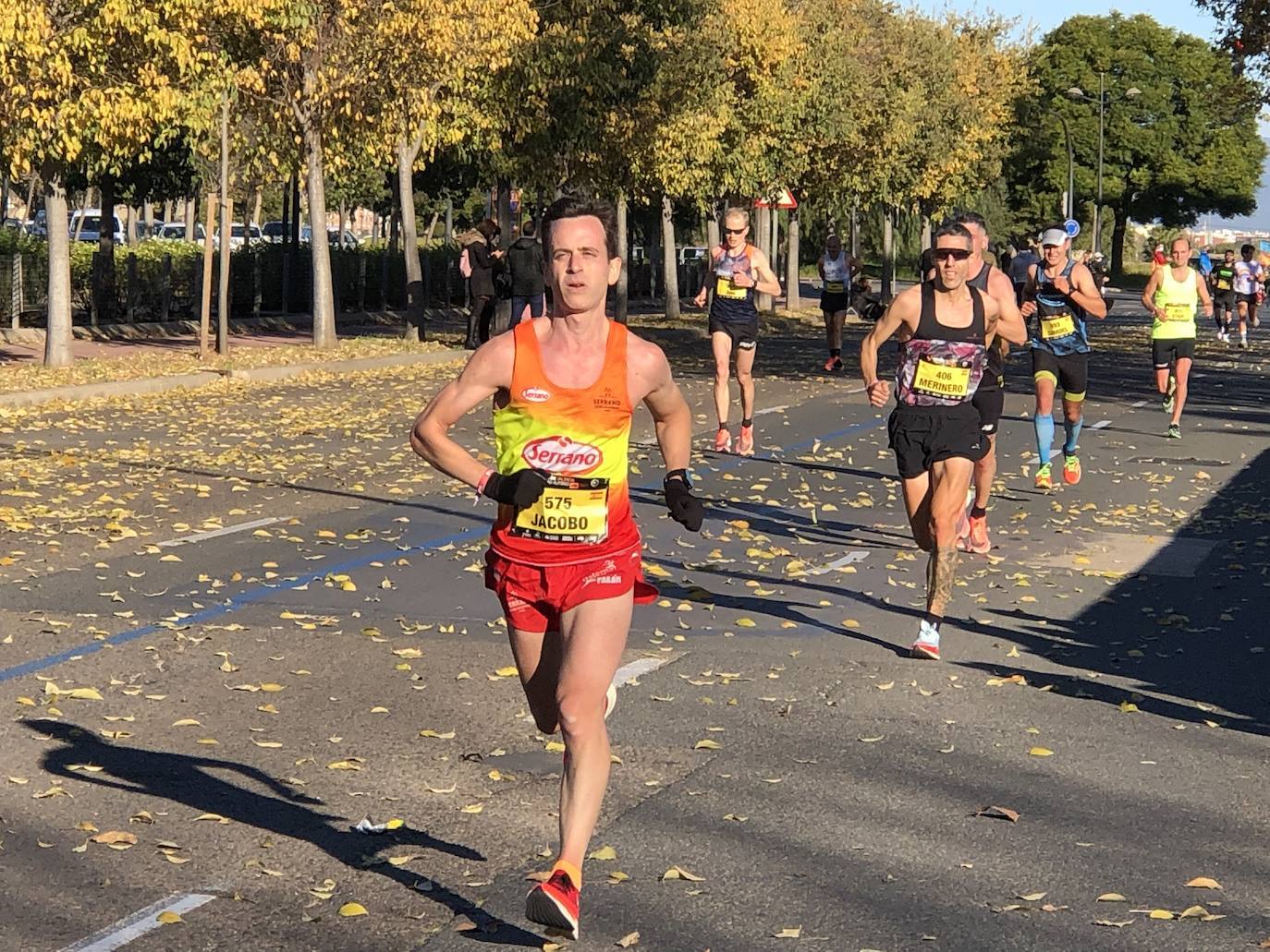 Corredores en el Maratón de Valencia de este domingo, 5 de diciembre