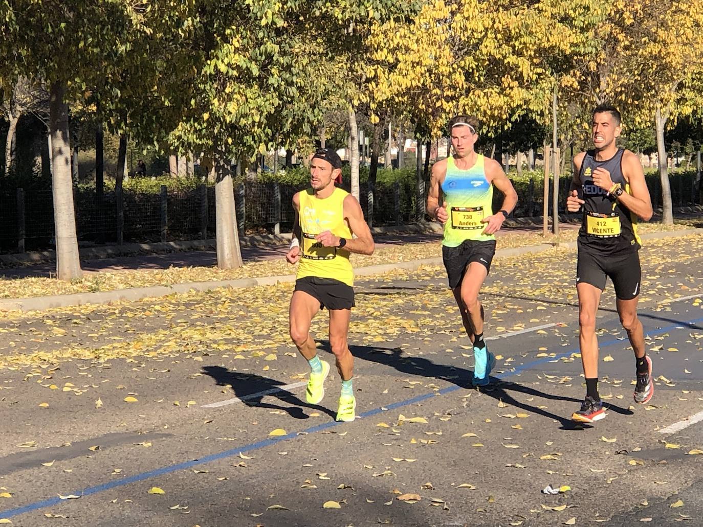 Corredores en el Maratón de Valencia de este domingo, 5 de diciembre