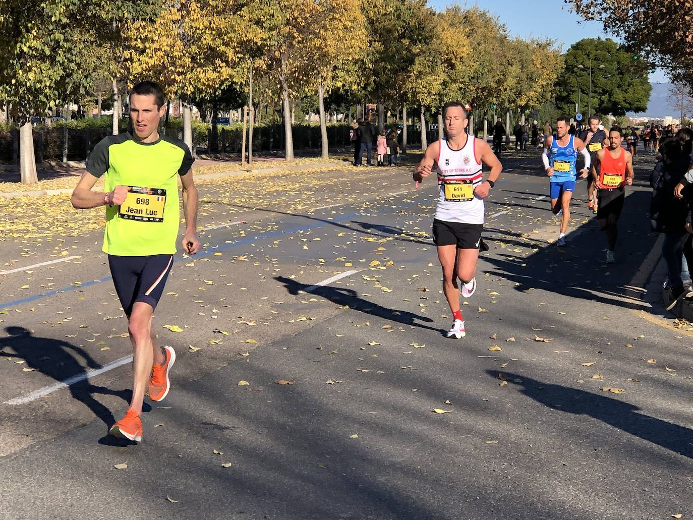 Corredores en el Maratón de Valencia de este domingo, 5 de diciembre