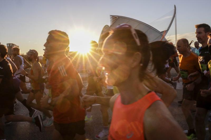 Corredores en el Maratón de Valencia de este domingo, 5 de diciembre.