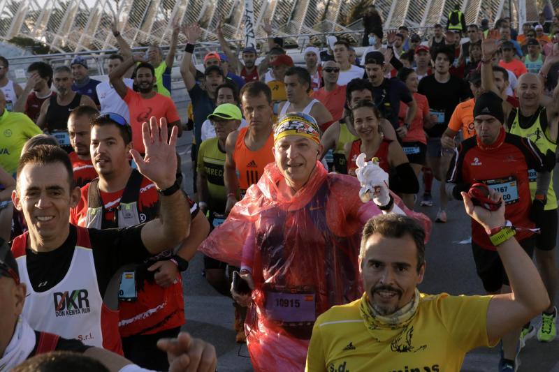 Corredores en el Maratón de Valencia de este domingo, 5 de diciembre.