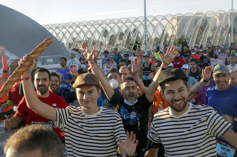 Corredores en el Maratón de Valencia de este domingo, 5 de diciembre.