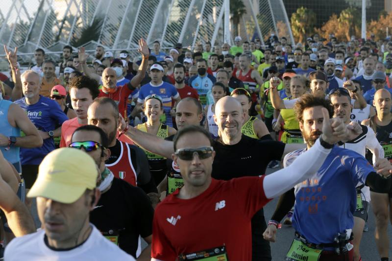 Corredores en el Maratón de Valencia de este domingo, 5 de diciembre.