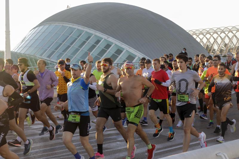 Corredores en el Maratón de Valencia de este domingo, 5 de diciembre.