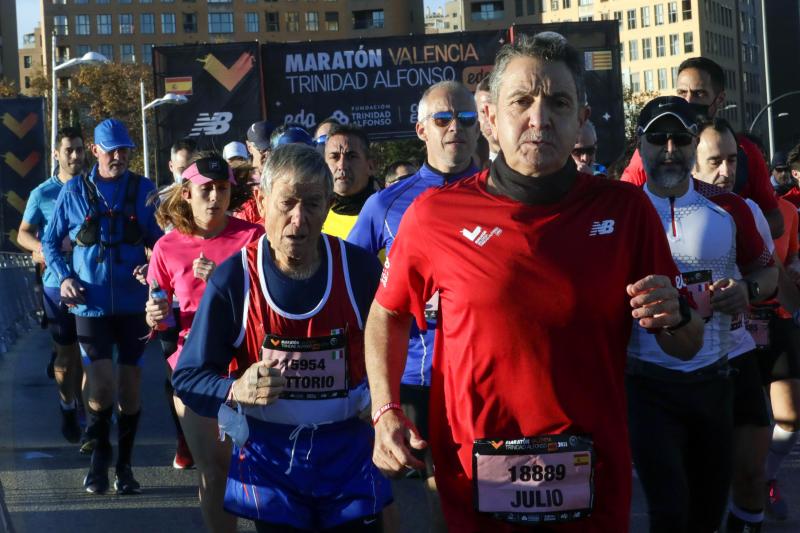 Corredores en el Maratón de Valencia de este domingo, 5 de diciembre.