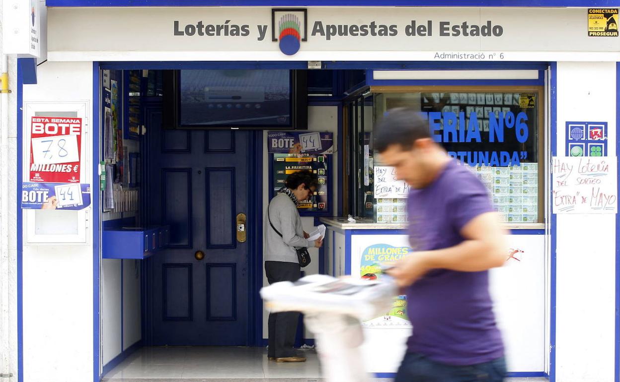 Una administración de Loterías y Apuestas del Estado.