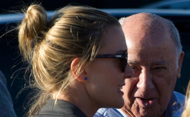 Marta Ortega junto a su padre y fundador de Inditex, Amancio Ortega. 