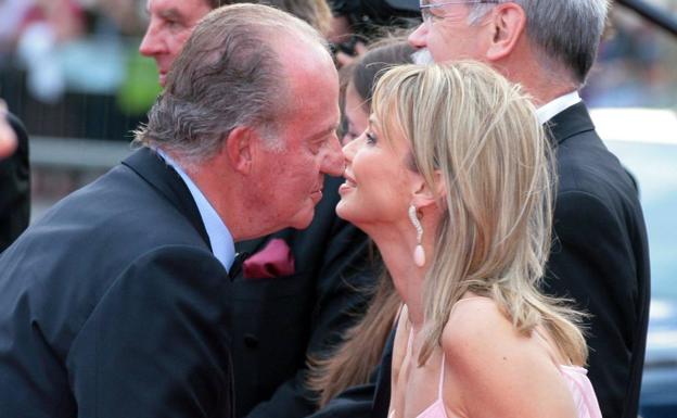 Don Juan Carlos y Corinna Larsen, en 2006. 