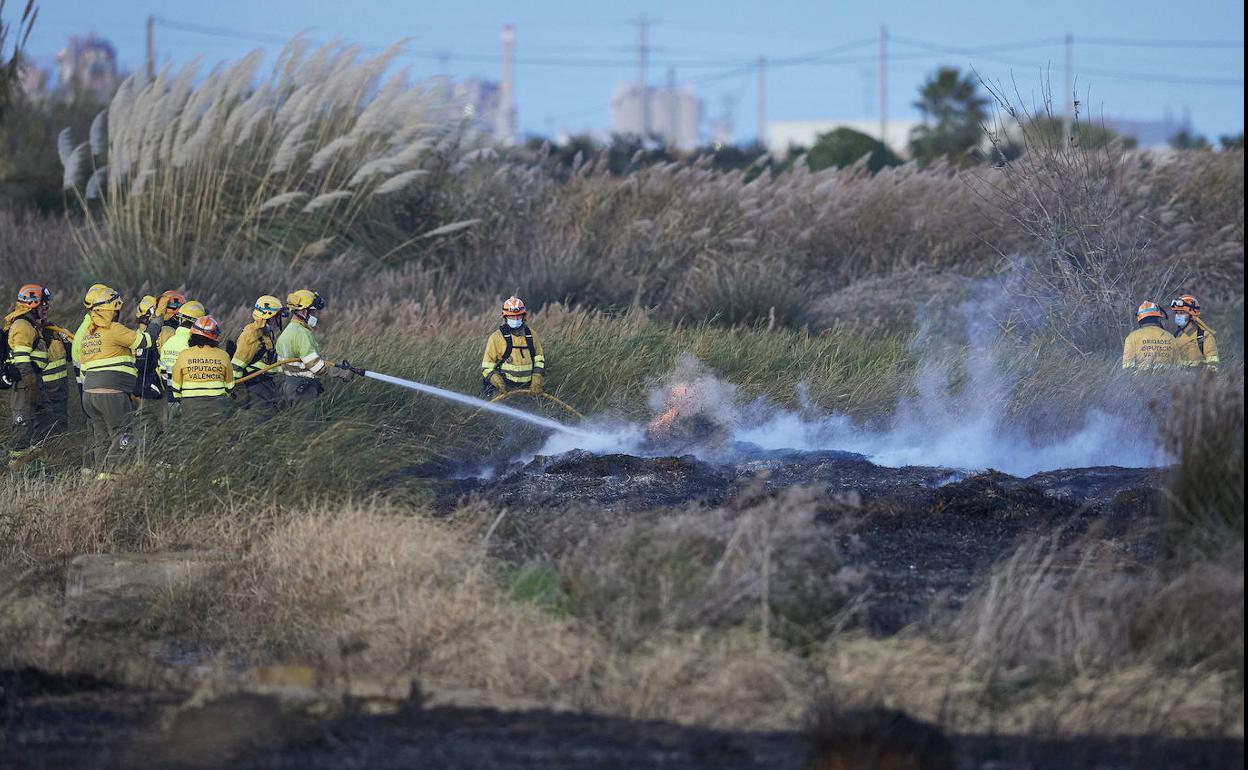 Incendio en El Puig. 