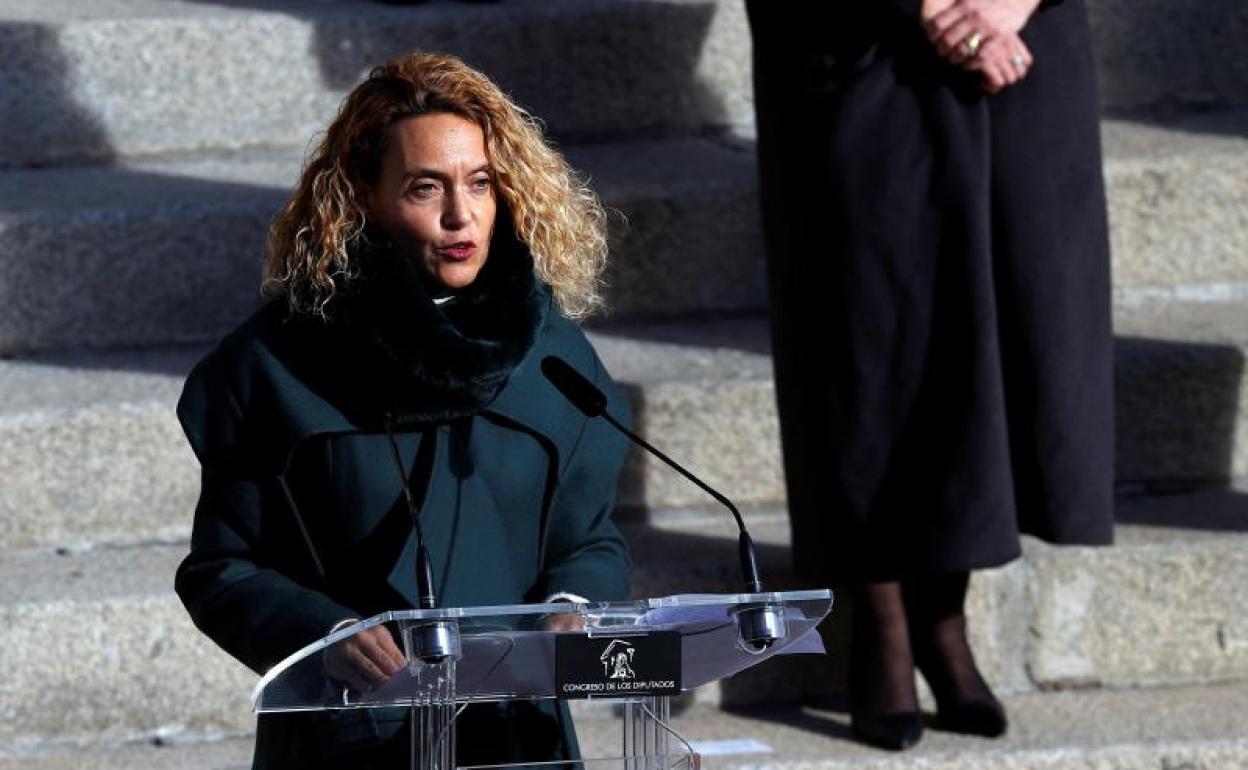 La presidenta del Congreso, Meritxell Batet, preside el acto institucional celebrado con motivo de 43 aniversario de la Constitución 