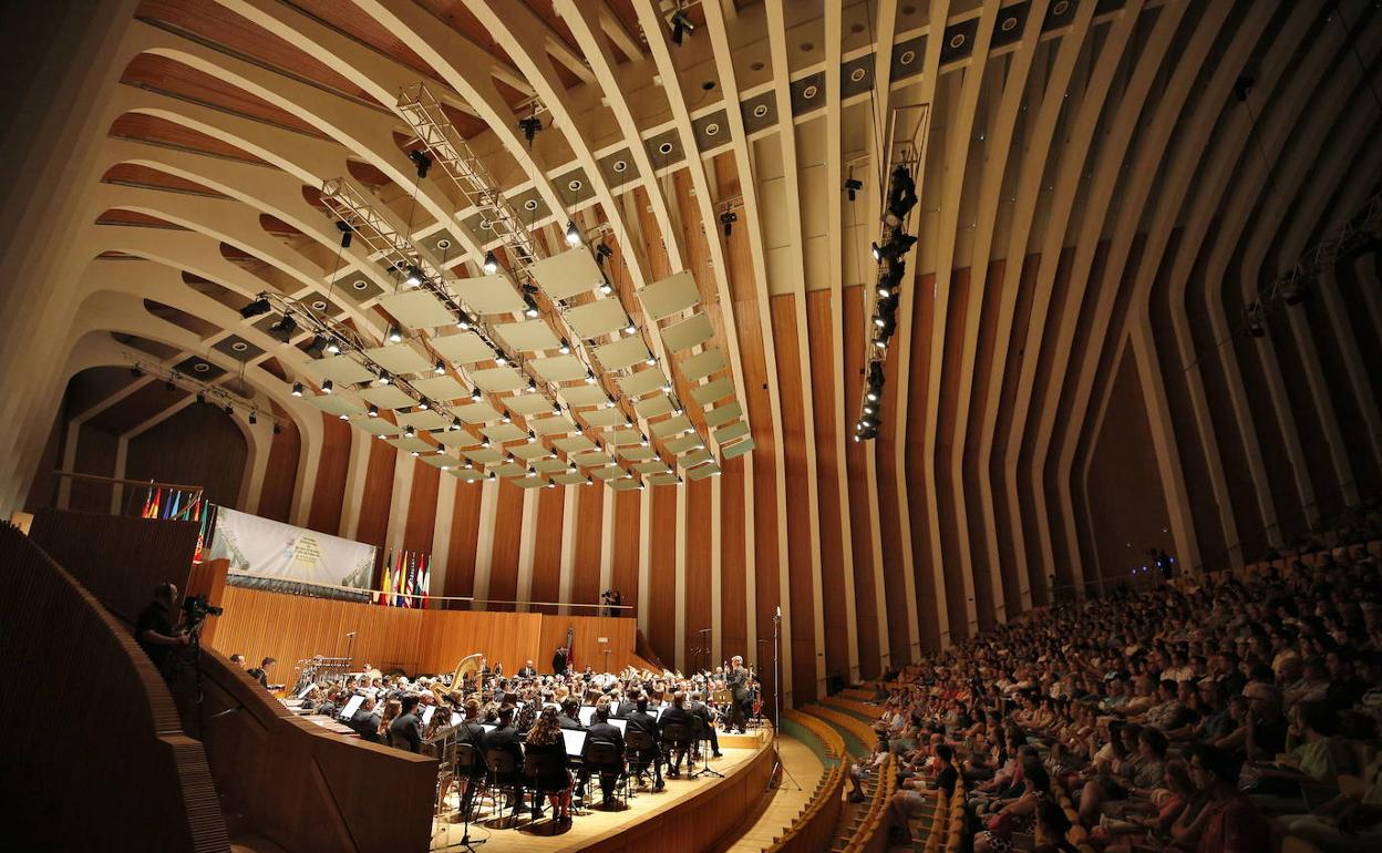 Último certamen de bandas en el auditorio valenciano, hace ahora dos años. 