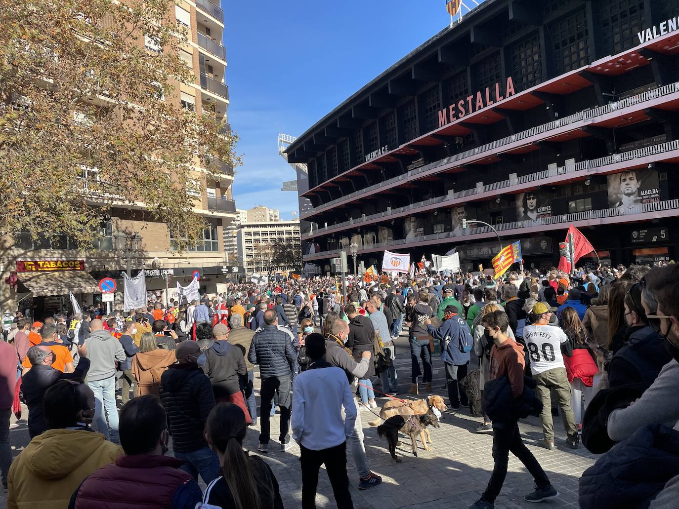 Miles de personas han acudido a la manifestación contra Peter Lim. 