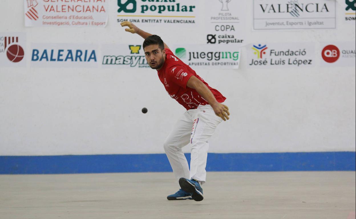 Francés, durante una partida reciente. 