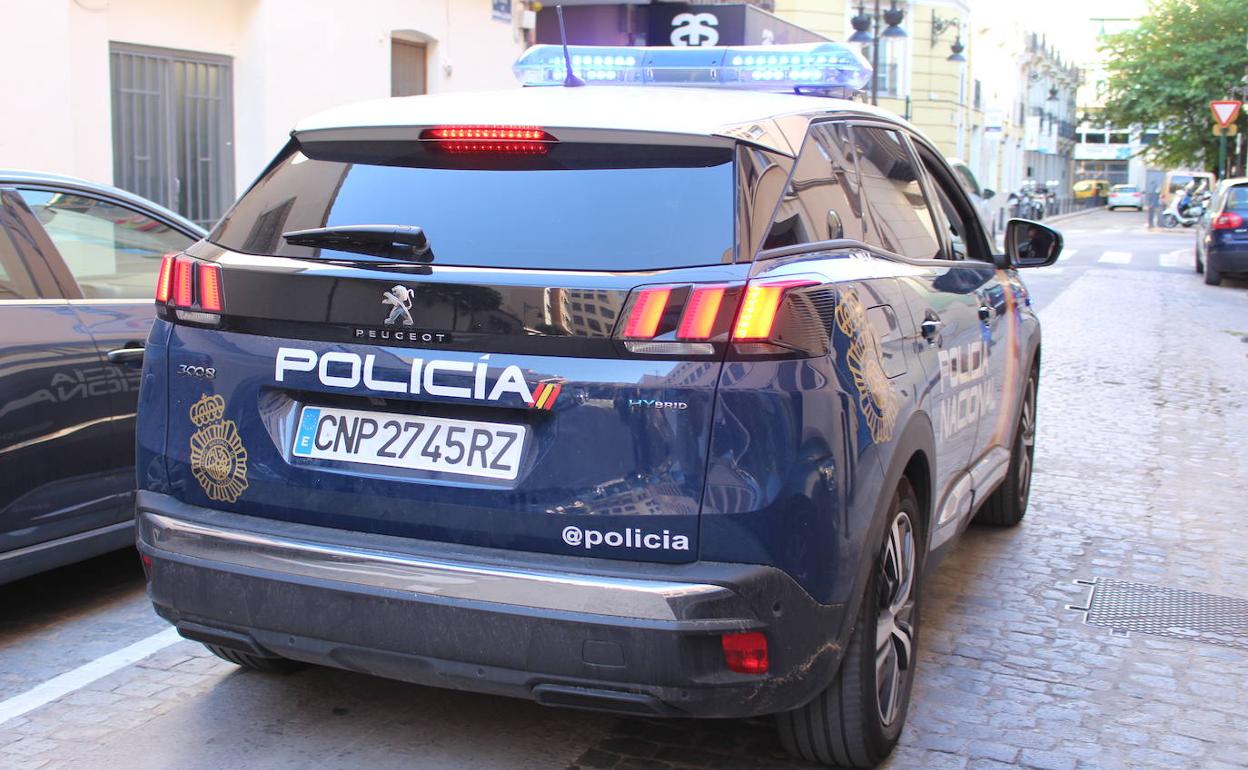 Un coche de Policía Nacional. 