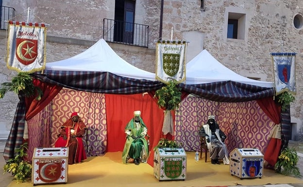 Los Pajes Reales en Albaida en navidades anteriores. 