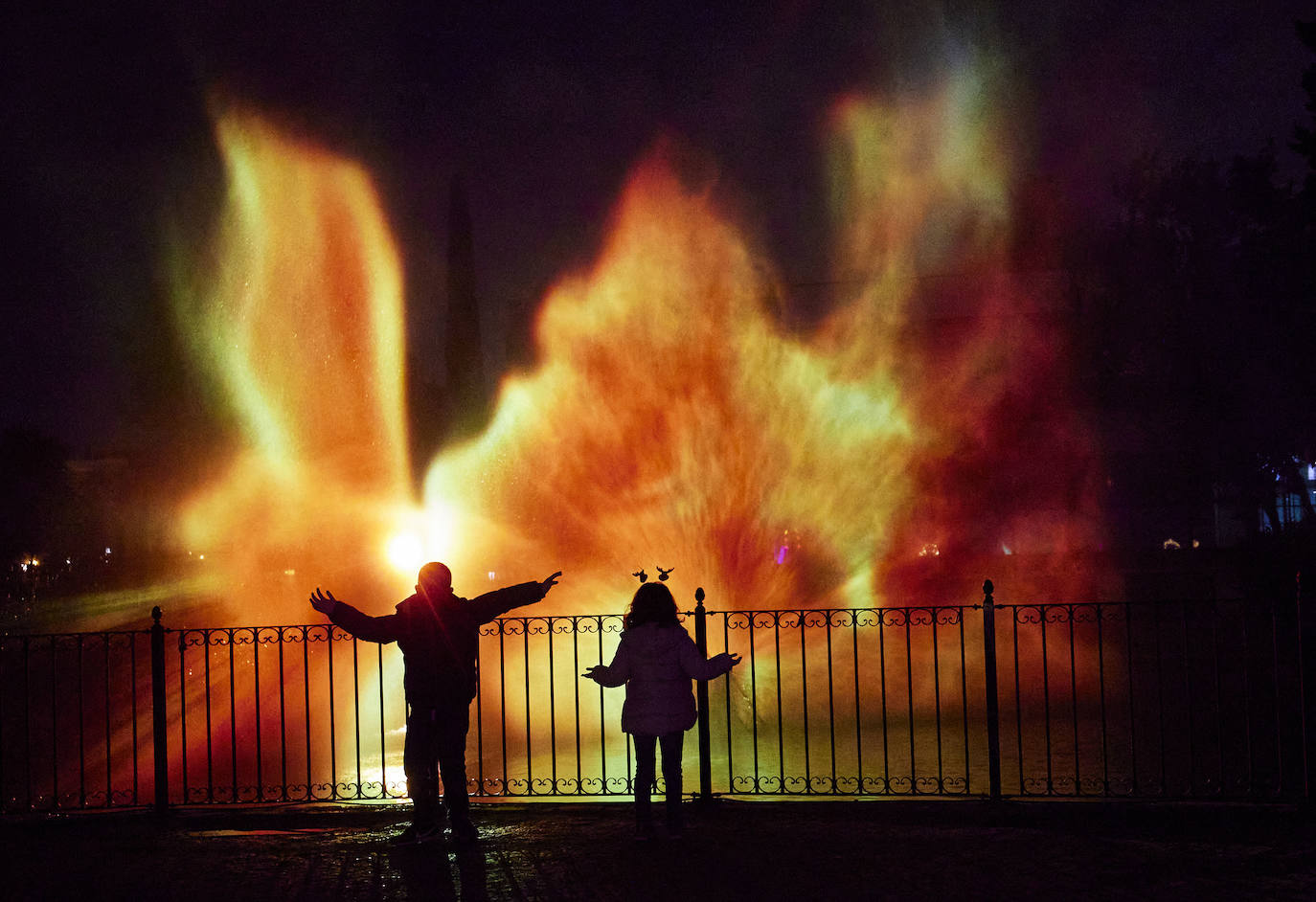 Fotos: Un vistazo al jardín de luces de Viveros en Valencia