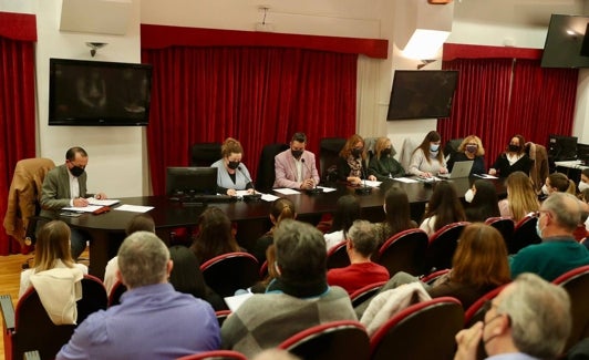 Pleno de la Junta Central Fallera celebrado en diciembre. 