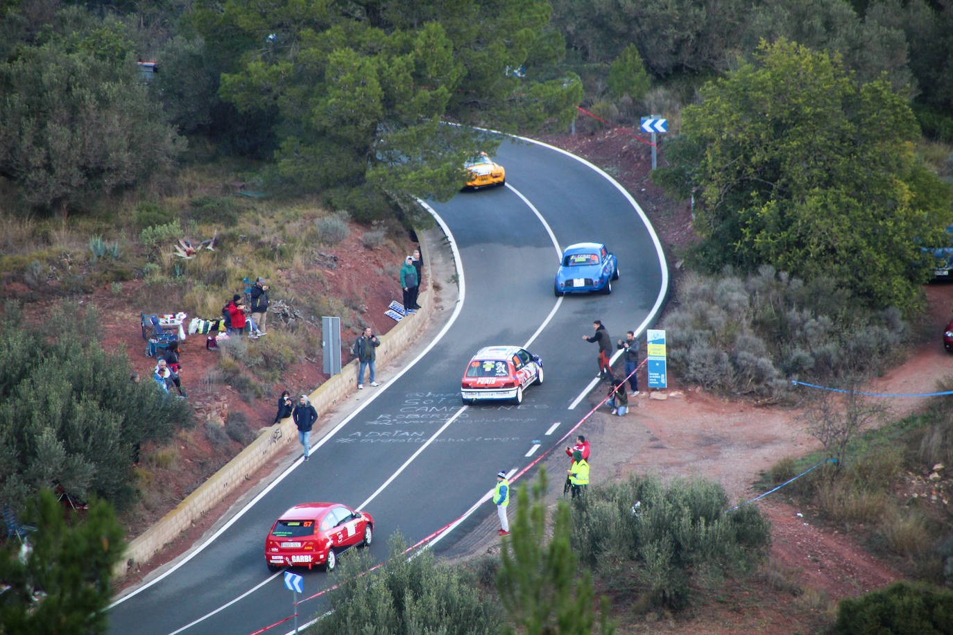 Fotos: Espectacular subida al Garbí con 60 coches por la Calderona