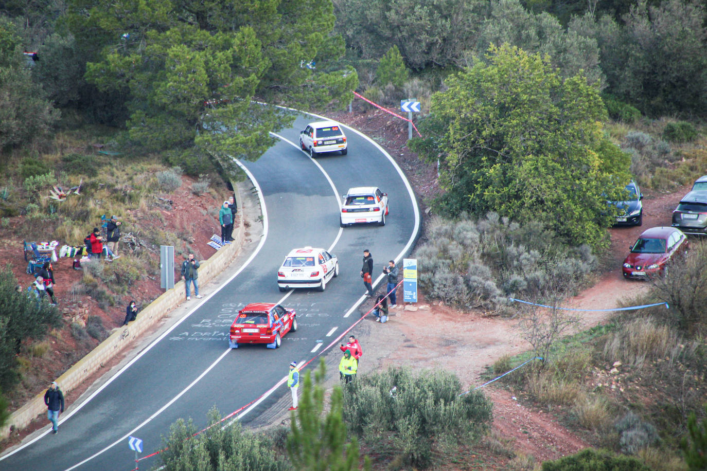 Fotos: Espectacular subida al Garbí con 60 coches por la Calderona