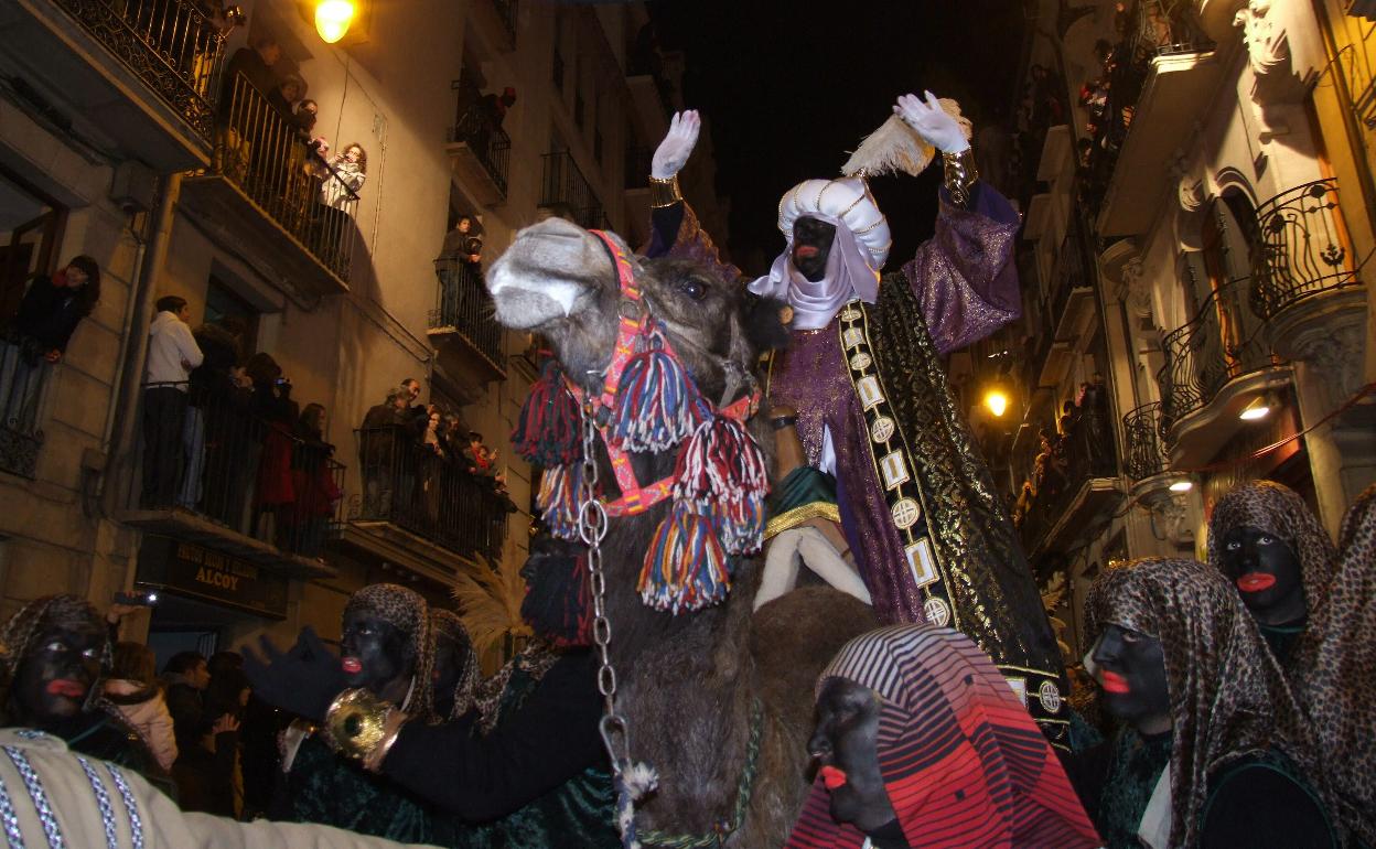 Cabalgata de Reyes de 2009 en Alcoi. 