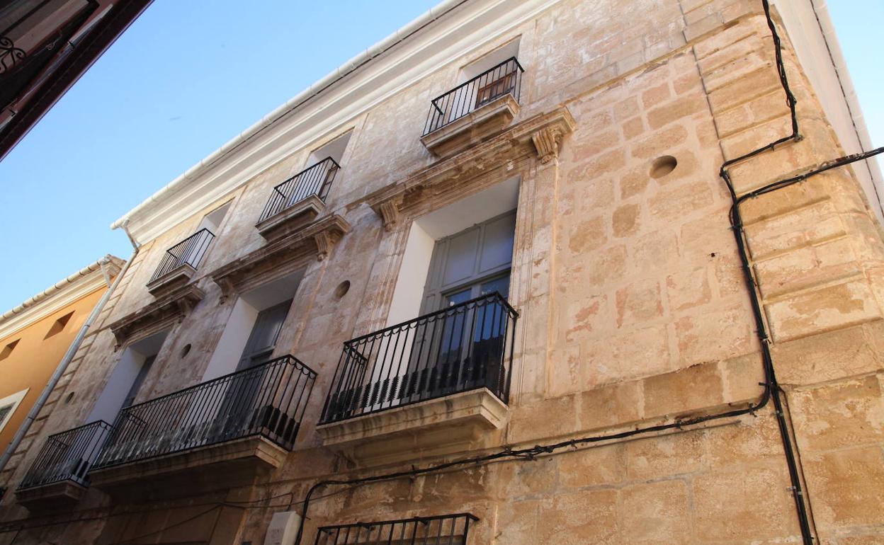 La Casa de la Marquesa Valero de Palma, que pronto abrirá sus puertas como museo en Dénia. 