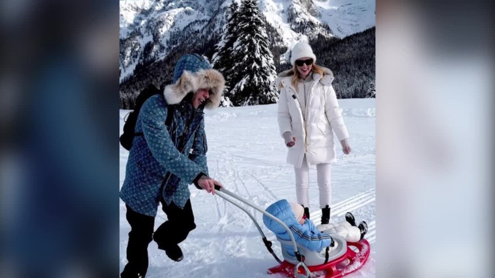 Chiara Ferragni y su familia inseparables en sus vacaciones en la montaña