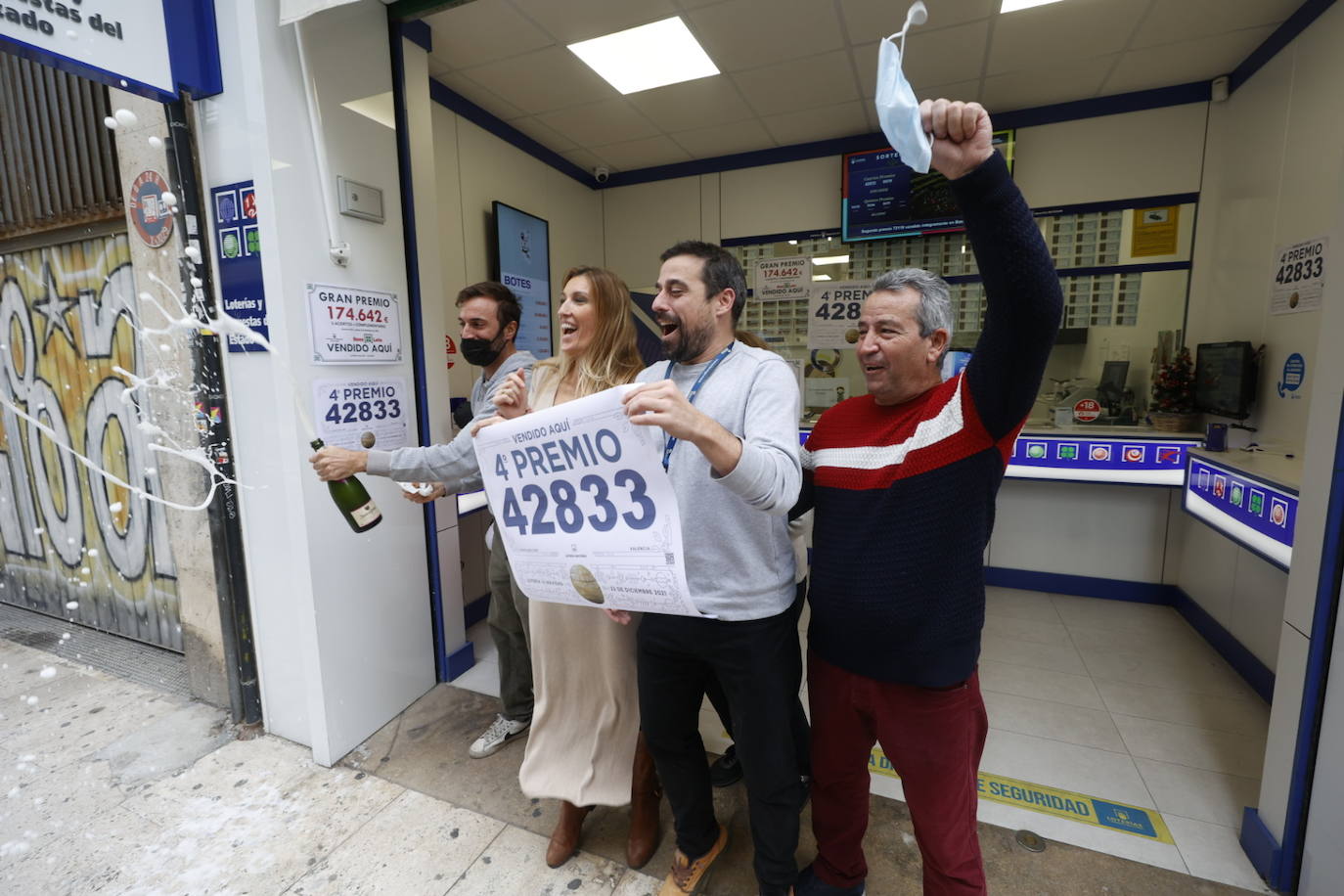 Premio en la calle Navellos de Valencia