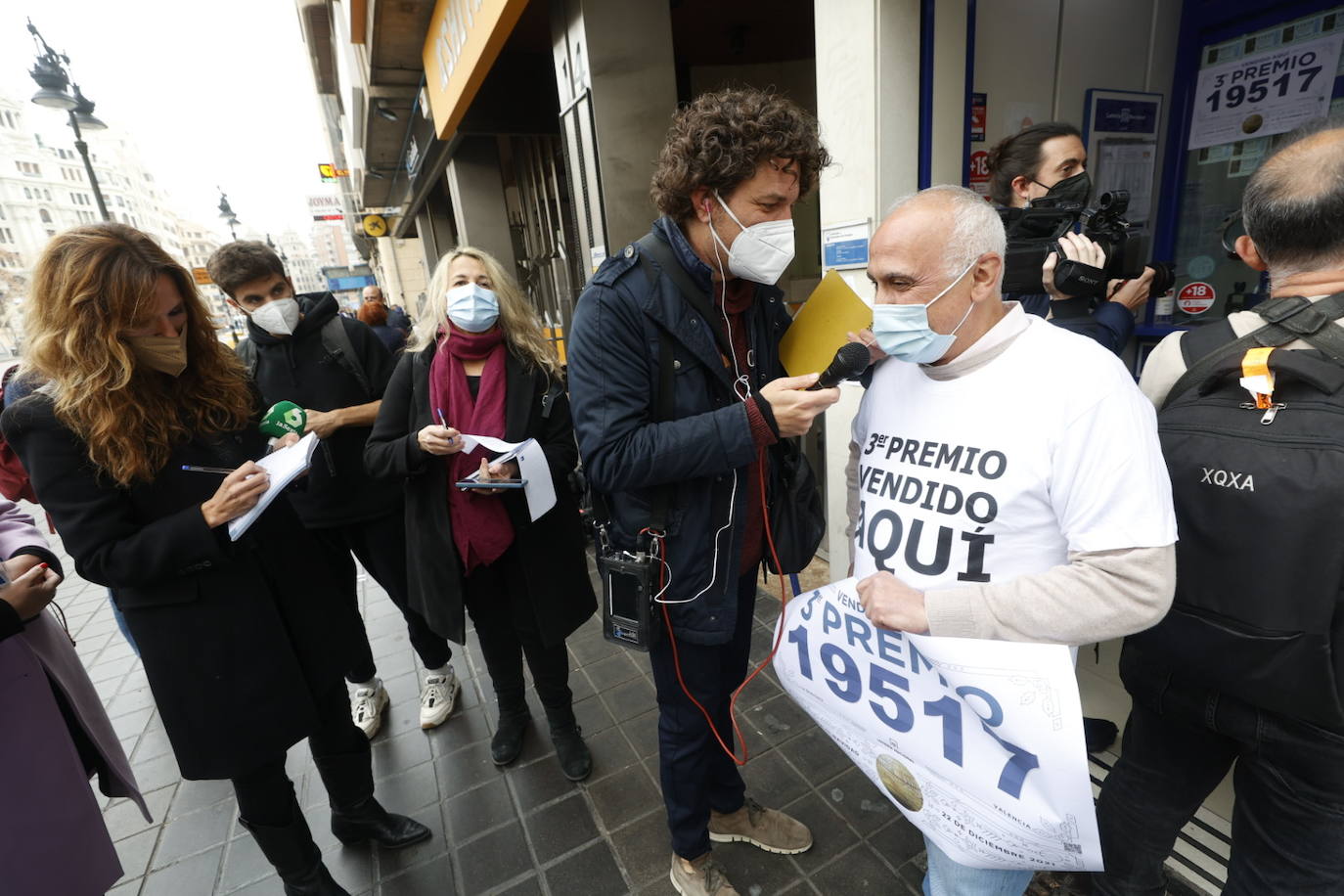 Tercer premio vendido en la calle Xàtiva de Valencia