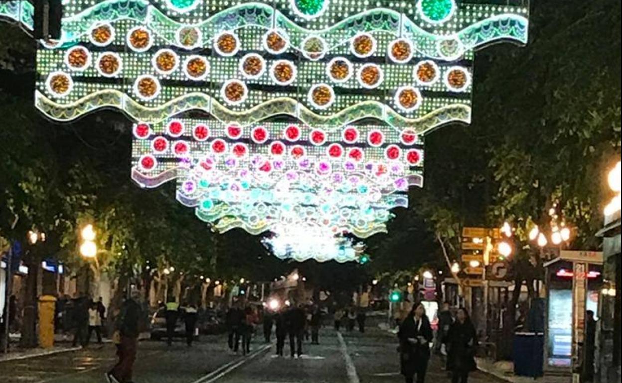 Imagen de la Rambla de Méndez Núñez cortada al tráfico el pasado fin de semana. 