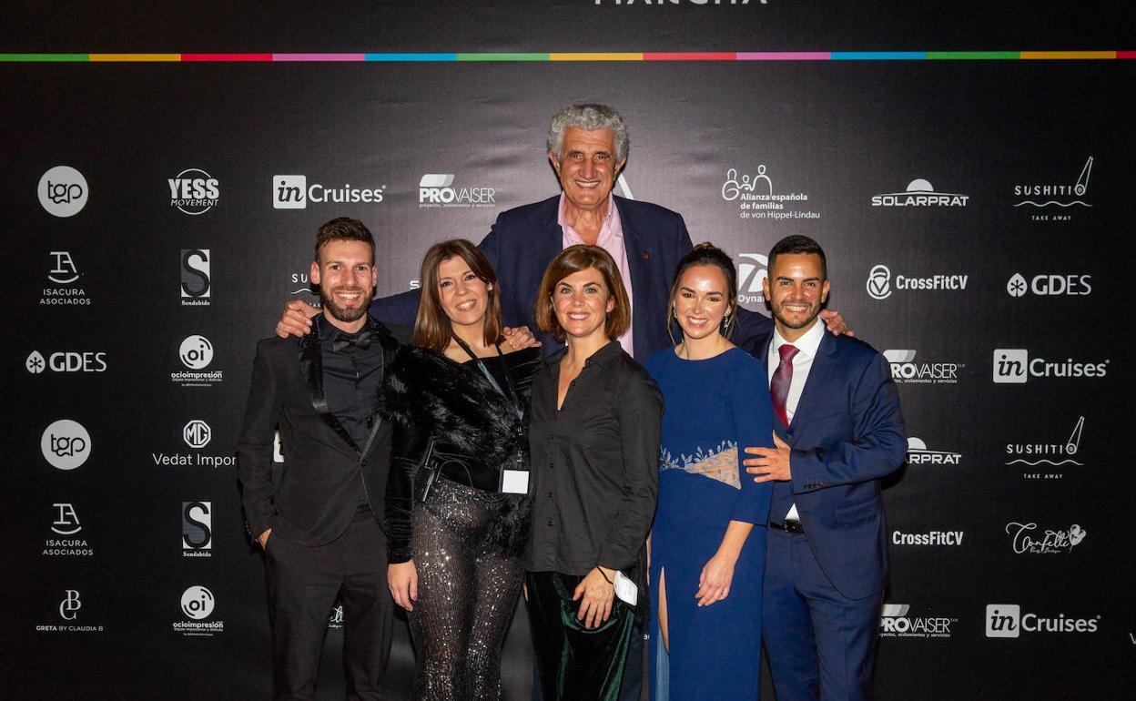 Fernando Romay, Álex Peralt, Miriam Gómez, Samanta Villar, Rocío De Zárate y Borja Chenoll.