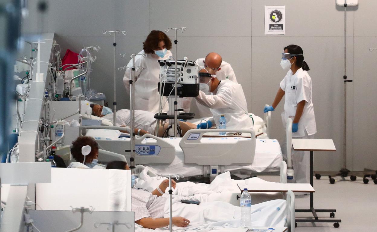 Atención hospitalaria durante la pandemia del coronavirus.