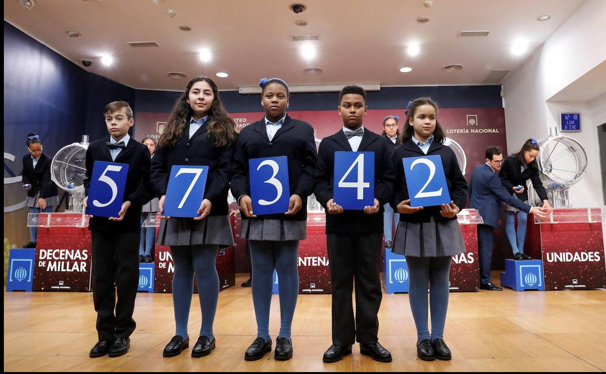 Sorteo del Niño de 2020. 