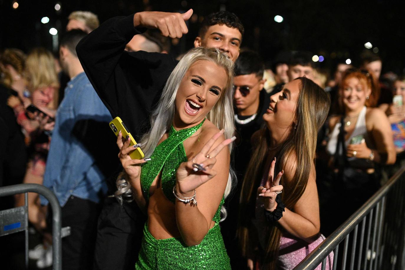 Fotos: Manchester no teme al Covid: así fue su loca fiesta de Nochevieja