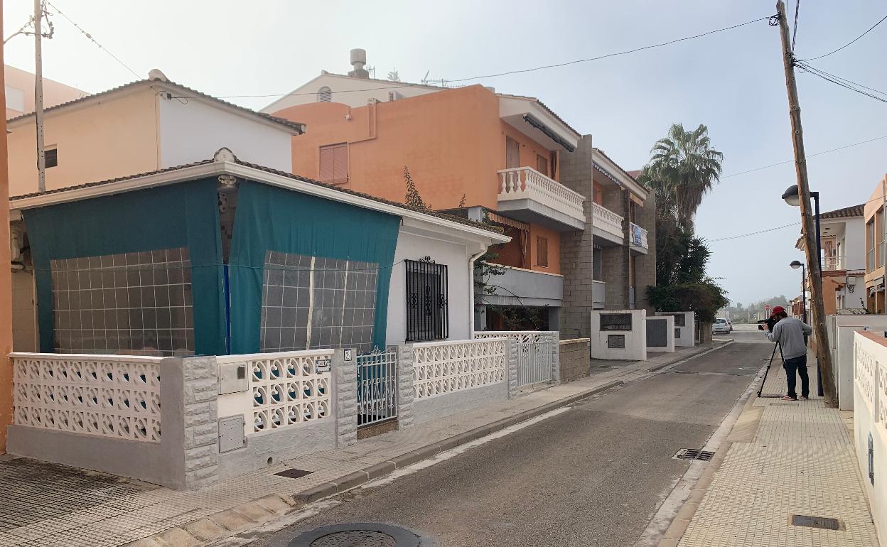 Planta baja de la calle Taona de Miramar, donde sucedieron los hechos. 