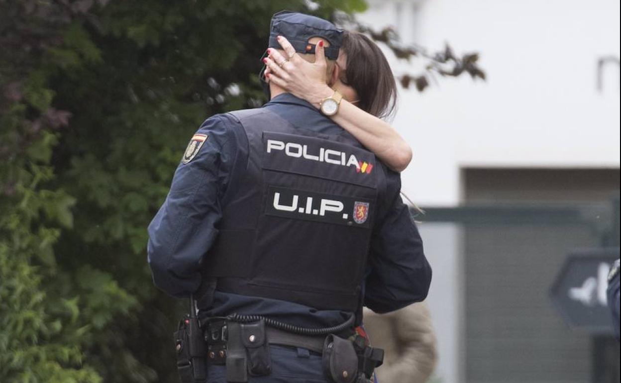 Sonia Ferrer con su novio, Sergio Fontecha.