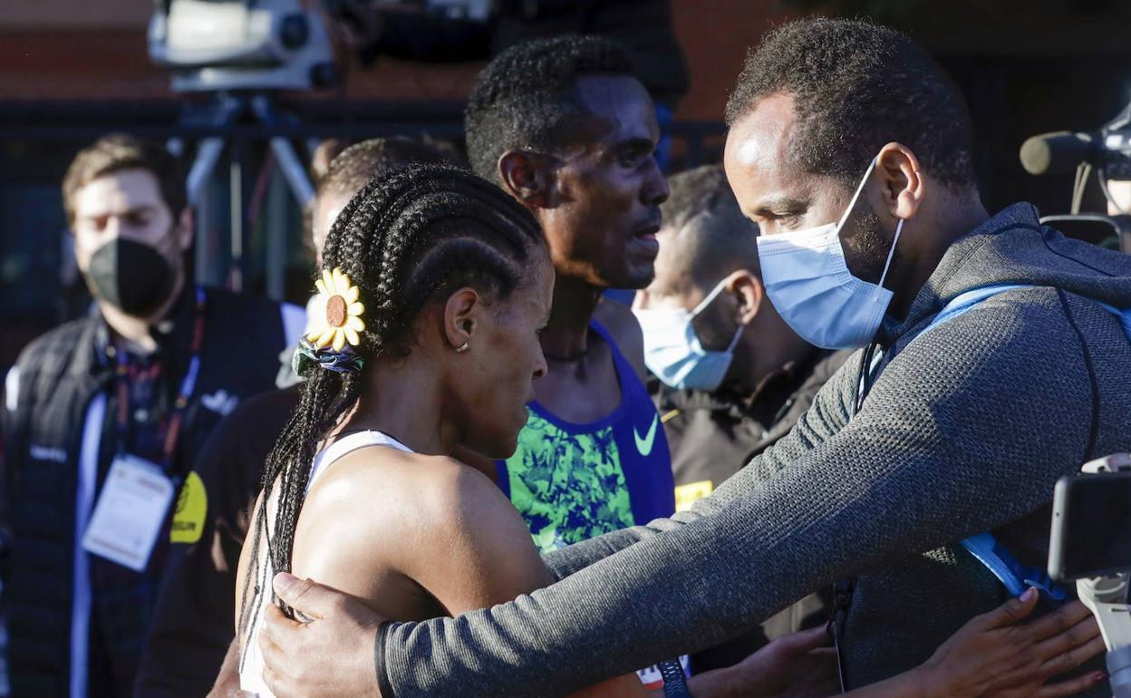 Yehualaw, tras su participación en el Medio Maratón de Valencia