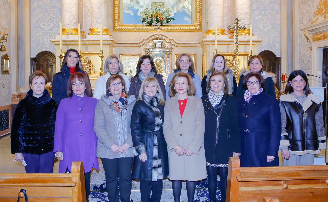 La promoción de camareras de la Purísima para el presente ejercicio. 