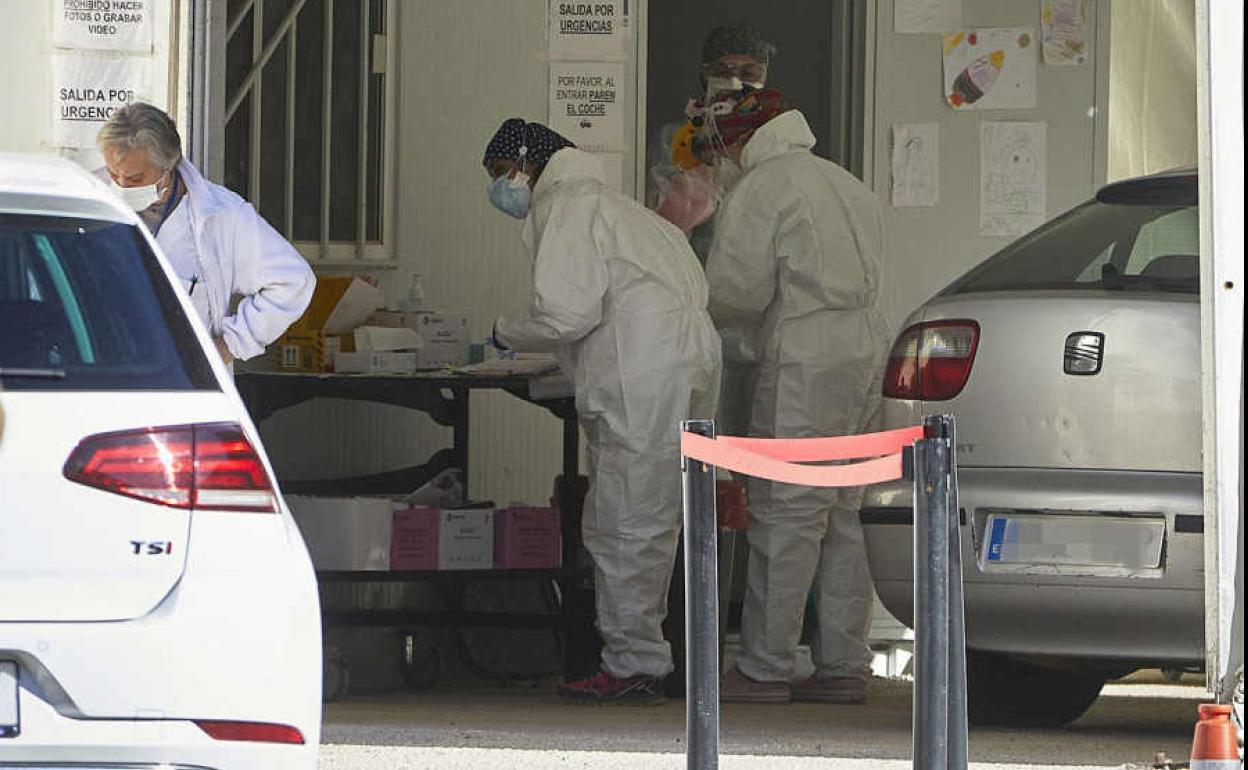 Pruebas PCR en el Hospital General de Valencia.