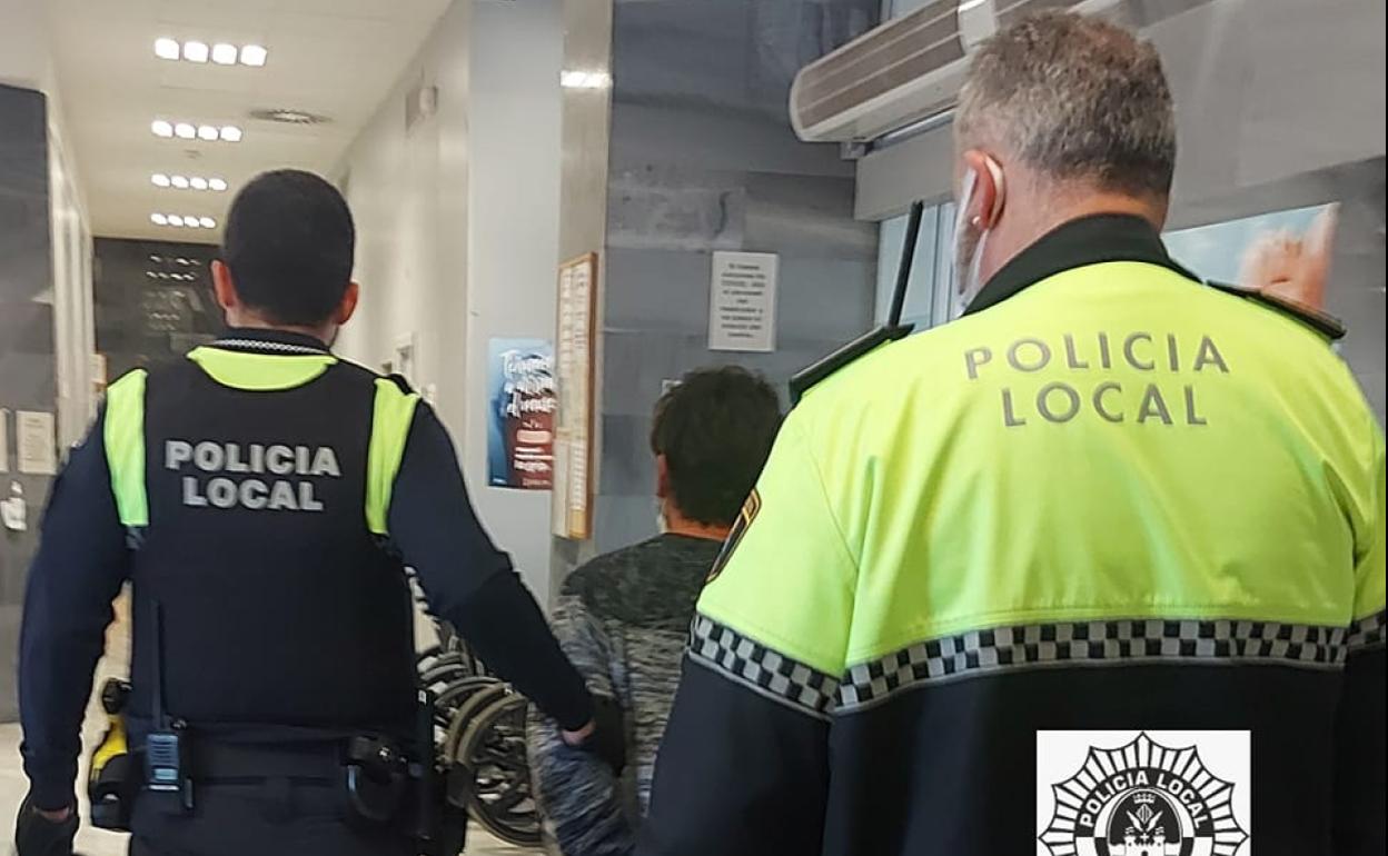 Foto de archivo de una detención realizada por los efectivos locales. 