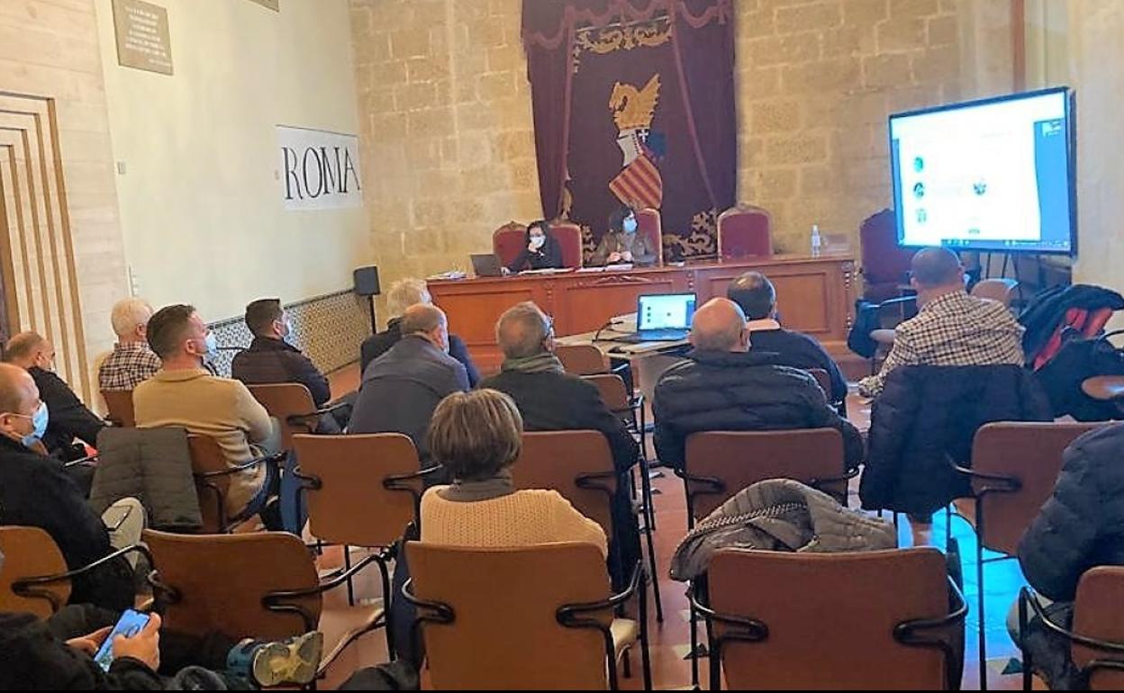 Momento del pleno de la Mancomunitat donde se aprobó el presupuesto para este año. 