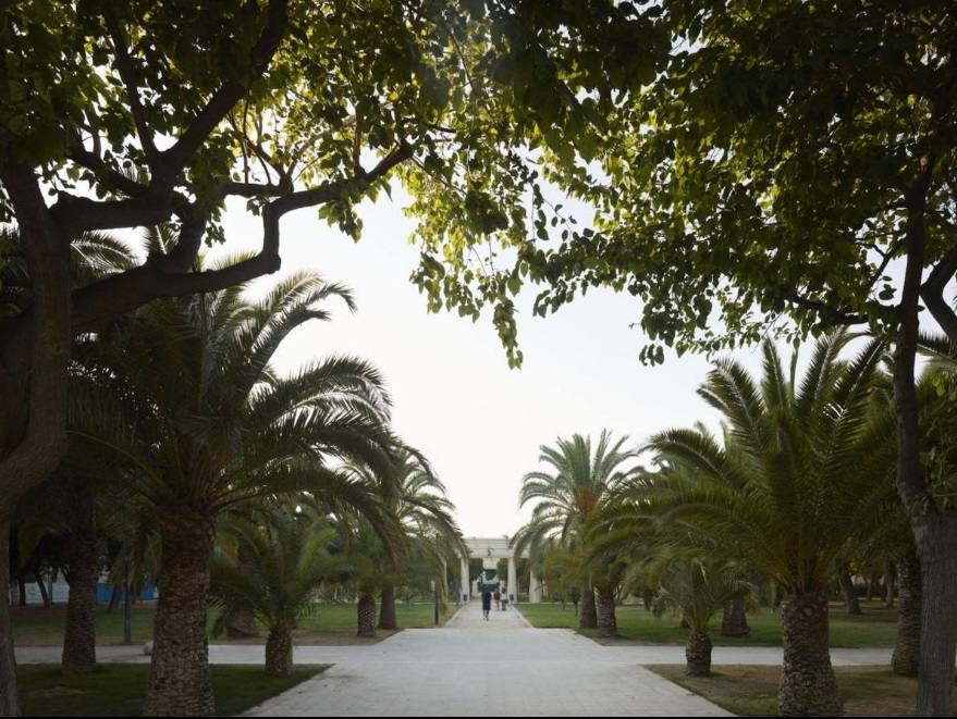 Tramo XI del jardín del Turia.