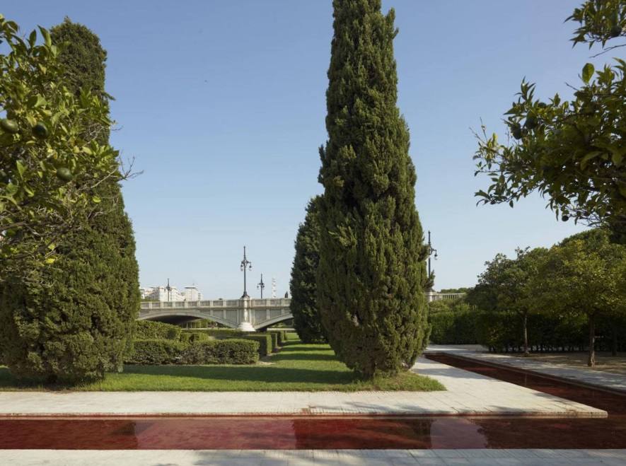 Tramo XI del jardín del Turia.