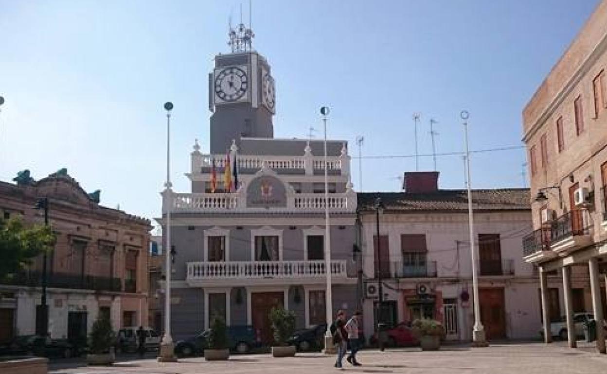 El ayuntamiento de Meliana. 