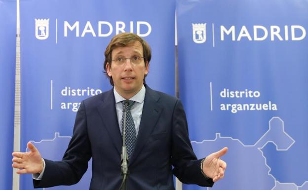 José Luis Martínez-Almeida, en conferencia de prensa. 